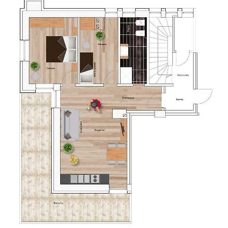 Ciasa Mael Dolomites Apartments La Valle Eksteriør billede