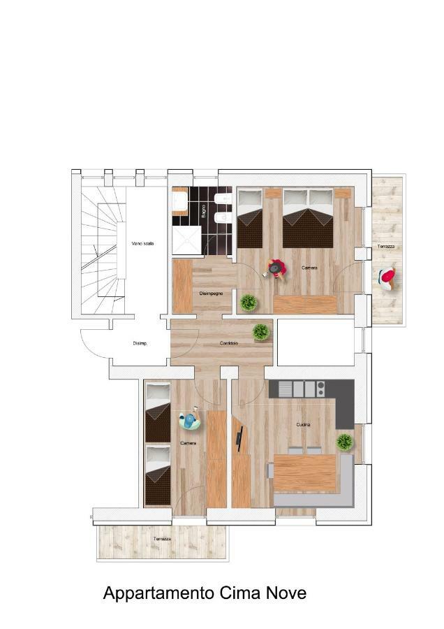 Ciasa Mael Dolomites Apartments La Valle Eksteriør billede